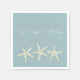 Watercolor Starfish Trio Napkin