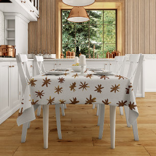 Watercolor stars - amber tablecloth