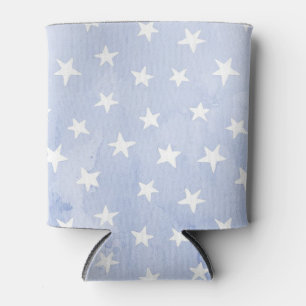 Watercolor Stars Can Cooler