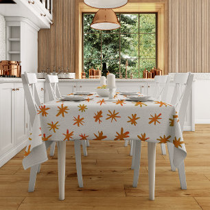 Watercolor stars - orange tablecloth