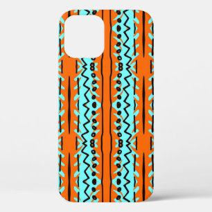Watercolor stripes, bright colourful pattern. iPhone 12 case