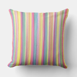 Watercolor Stripes Cushion