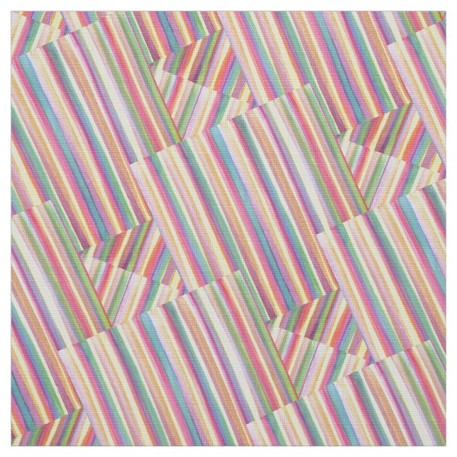 Watercolor Stripes Fabric (Swatch)