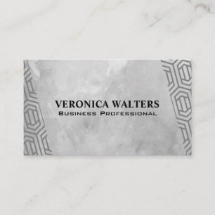 Watercolor   Stylish Geometric Modern  Loyalty Card