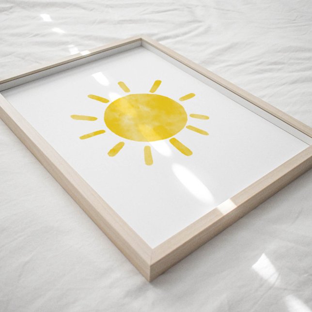 Watercolor sun poster (Creator Uploaded)