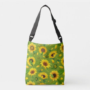 Watercolor Sunflower 4 Crossbody Bag