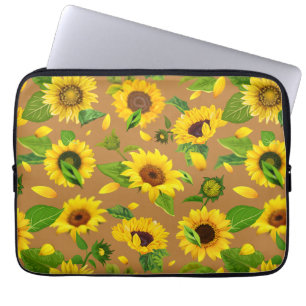 Watercolor Sunflower 5 Laptop Sleeve