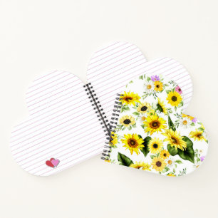 Watercolor Sunflower 7 Notebook