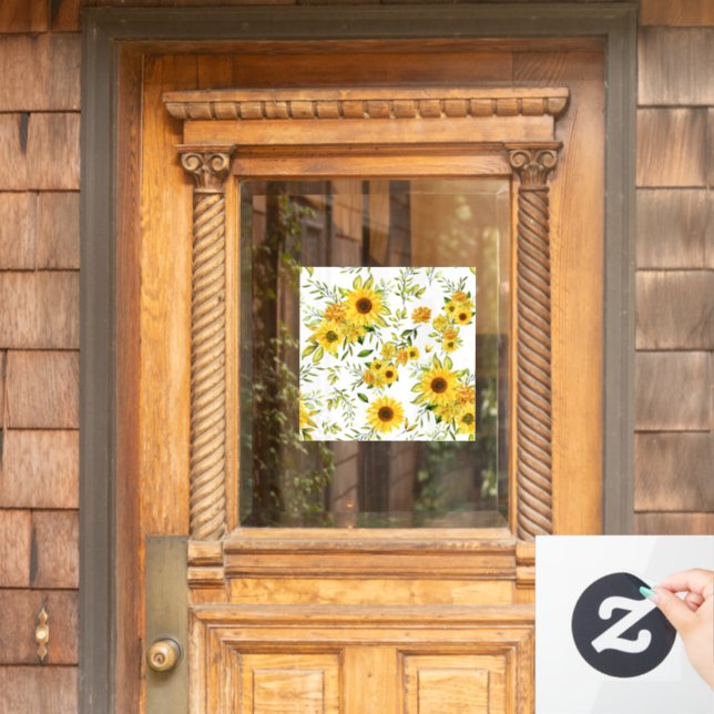 Watercolor Sunflower 8 (Home Door)