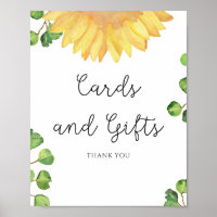 Watercolor sunflower Cards and Gifts