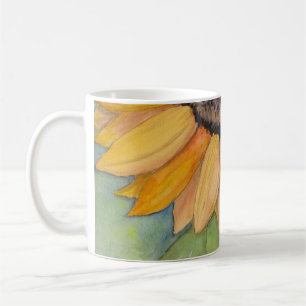 Watercolor Sunflower Coffee Mug