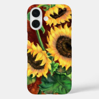 Watercolor Sunflower iPhone Case