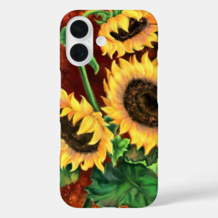 Watercolor Sunflower iPhone Case