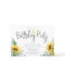Watercolor Sunflower Yellow Plaid Birthday Party
