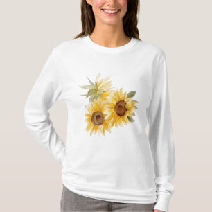 Watercolor Sunflowers T-Shirt