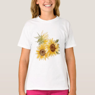Watercolor Sunflowers T-Shirt