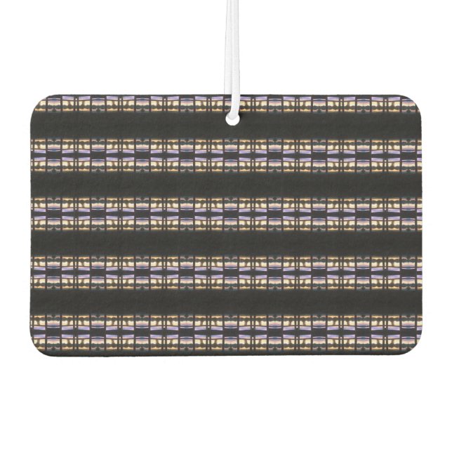 Watercolor Sunset   Car Air Freshener (Front)