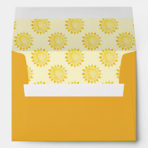 Watercolor Sunshine Envelopes