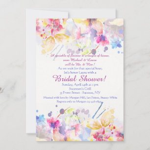 Watercolor Symphony Invitation