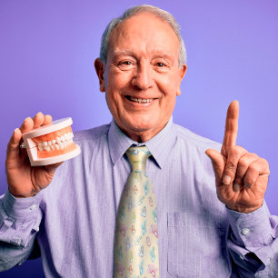 Watercolor Teeth Tie