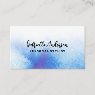 Watercolor Texture Background Business Card