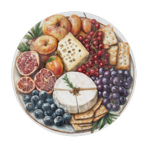 WATERCOLOR THANKSGIVING CHARCUTERIE TRAY CUTTING BOARD