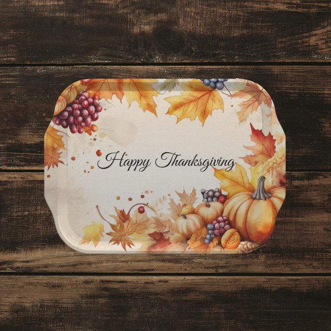Watercolor Thanksgiving Decoupage Tissue Paper (Creator Uploaded)