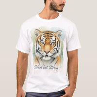 Watercolor Tiger Art – Silent but Strong