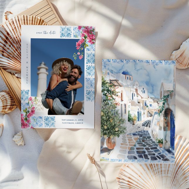 Watercolor Tiles | Greece Wedding Photo (Creator Uploaded)