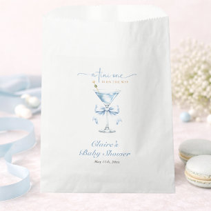 Watercolor Tini One Theme Boy Baby Shower Favour Bags