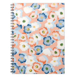 Watercolor Tiny Flowers: Vintage Pattern Notebook