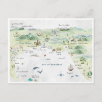 Watercolor Travel Postcard | Puerto Vallarta