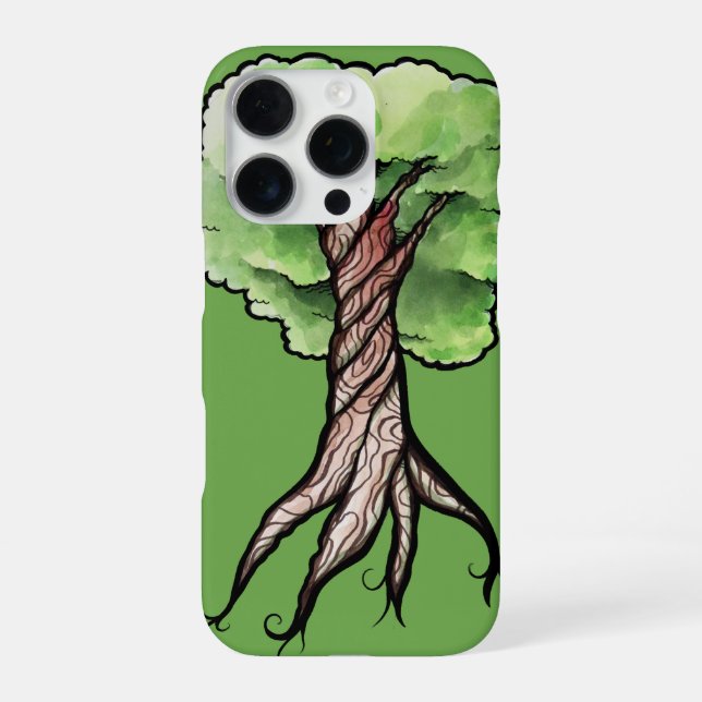 Watercolor Tree                                    iPhone Case (Back)