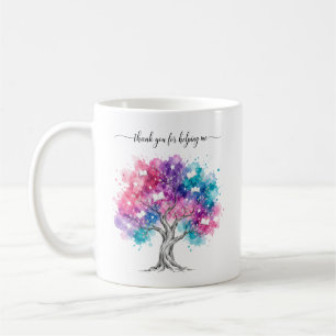 Watercolor Tree Teacher Appreciation Thank You Coffee Mug