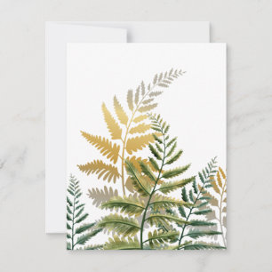 Watercolor Trees 6 Card