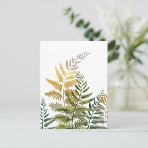 Watercolor Trees 6 Postcard