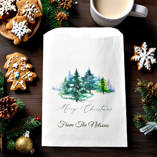 Watercolor trees favour bags