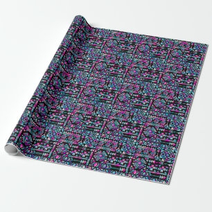 Watercolor tribal motifs, ethnic wallpaper. wrapping paper