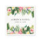 Watercolor Tropical Floral Wedding