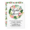 Watercolor Tropical Flowers Wreath Bridal Shower