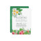 Watercolor Tropical Leaves Beach Wedding