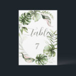 Watercolor Tropical Leaves Greenery  Invitation<br><div class="desc">Elegant watercolor tropical leaves and greenery. Beautifully designed invitation that can be customized with your name. Select the "customize" button to change the font style,  color,  and size.</div>