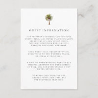 Watercolor tropical palm tree guest Details