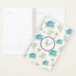 Watercolor Tropical Sea Turtle Planner<br><div class="desc">Coastal planner features my original watercolor sea turtle art with starfish and coral pattern. Personal with your monogram initial and last name. Perfect for planning out the days of the week or for making your wedding plans. Also makes a great Mother's Day Gift To see more monthly and weekly planners...</div>