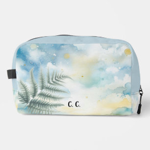 Watercolor Tropics Fern Accessory Pouch