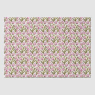 Watercolor Tulips Tissue Paper