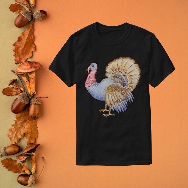 Watercolor Turkey T-Shirt (Creator Uploaded)