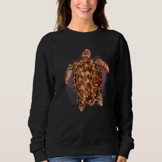 Watercolor Turtle Deep Ocean Creatures and Rift Li Sweatshirt