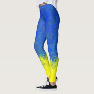 Watercolor Ukraine Leggings