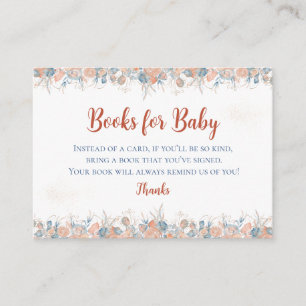Watercolor Under the Sea Books for Baby Enclosure  Card